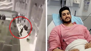 পবিত্র কাবা চত্বরে ওপর থেকে ঝাঁপ, মুহূর্তেই ঘটে গেল অবিশ্বাস্য ঘটনা