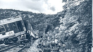 স্লোভাকিয়ায় দুই ট্রেনের সংঘর্ষ, আহত বহু